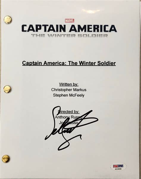 Captain America Winter Soldier Script