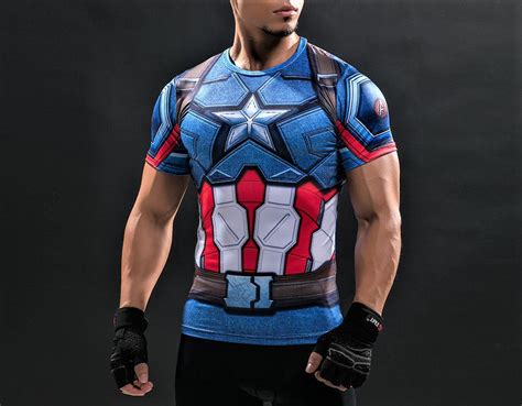 Captain America Workout Apparel