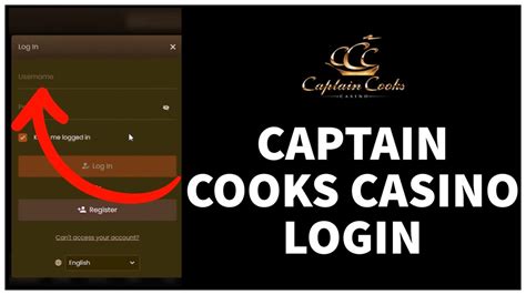 captain cooks casino login page