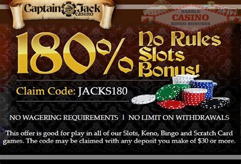 captain jack casino no rules bonus 2022
