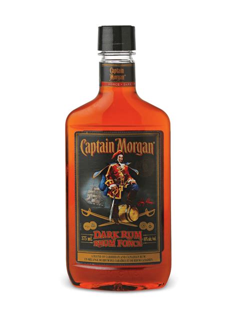 Captain Morgan Dark Rum 375 Ml Bottle - Captain
