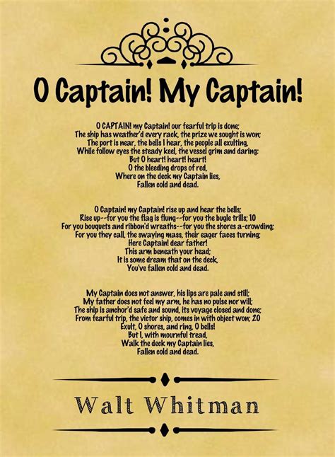 Captain Oh My Captain
