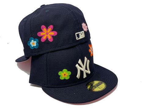 Captcha Yankees Hat With Flowers - Yankees Hat With Flowers
