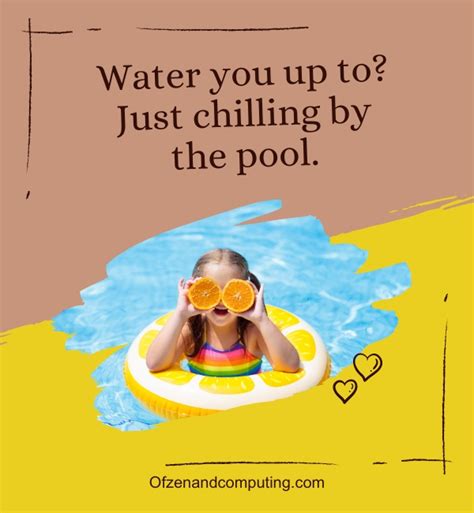 Caption About Swimming
