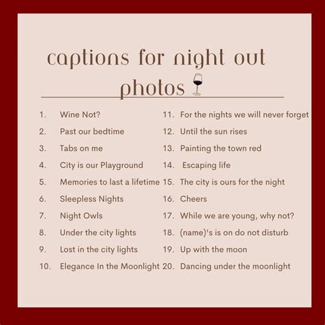 Caption For Night