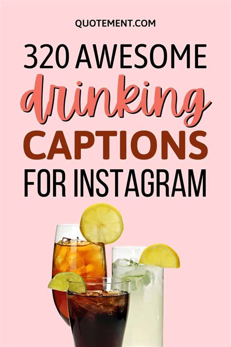 Caption On Drinks