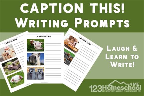 Caption This Free Printable Picture Creative Writing Prompts Picture Writing Prompts For 3rd Grade - Picture Writing Prompts For 3rd Grade