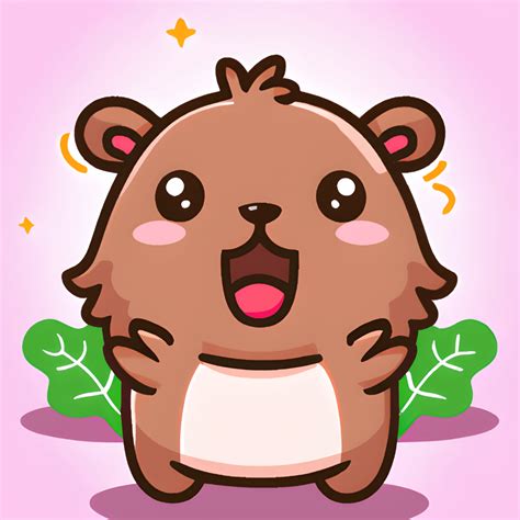 capybara chibi | Tng hp 50 hnh nn capybara cute