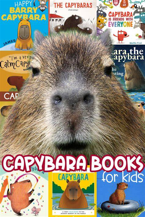 capybara children book of fun facts amazing photo
