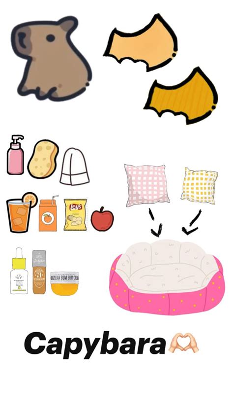 Capybara Paper Squishy Template