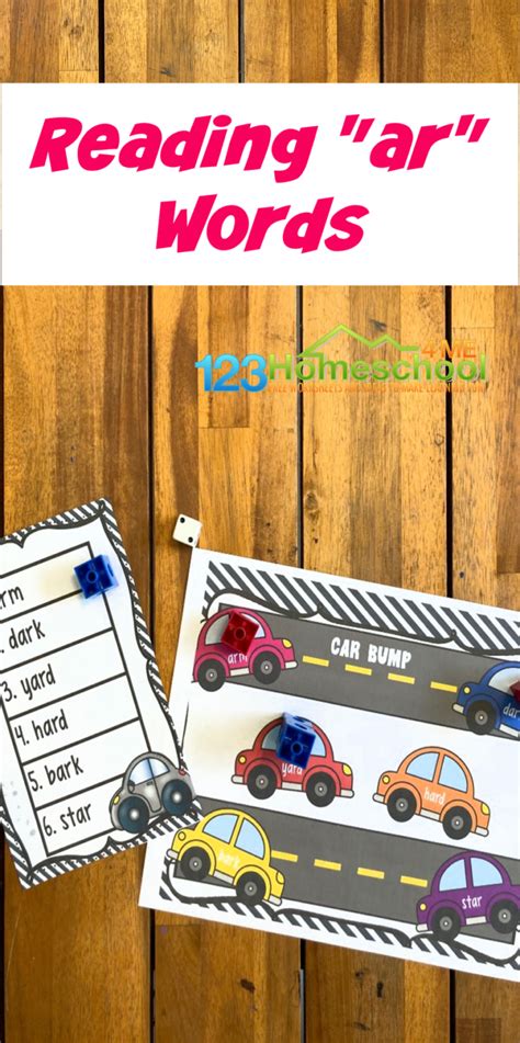 Car Bump Phonics Ar Sound Words Game R Ar Or Worksheet Second Grade - Ar Or Worksheet Second Grade