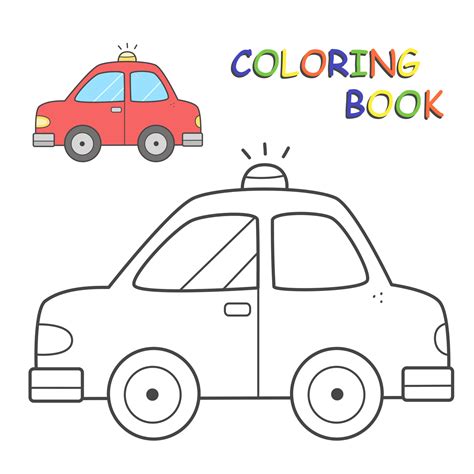 Car Coloring Book Pages