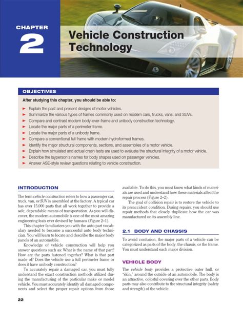Car Construction E Lube Chapter
