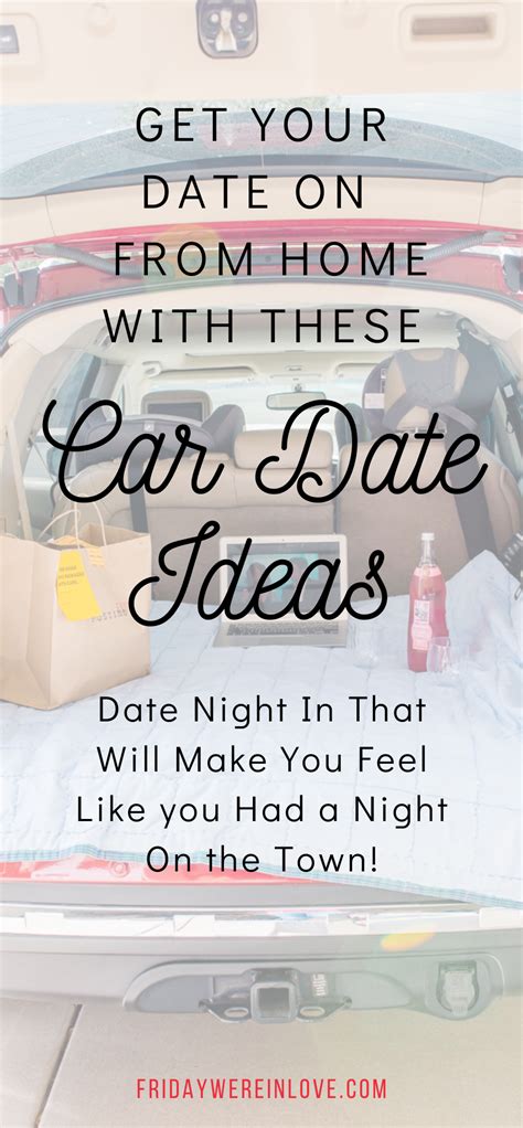 car dates ideas at home