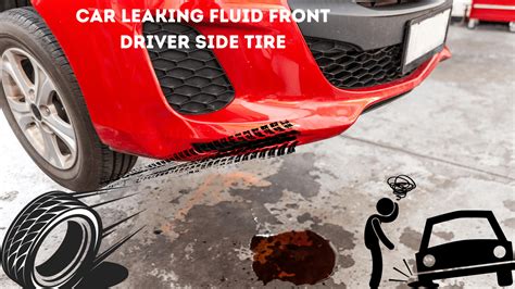 car leaking fluid front driver side