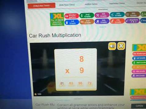 Car Rush Multiplication Multiplication Com Math Car Race - Math Car Race