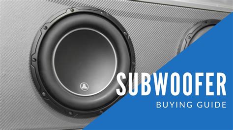 Full Download Car Subwoofer Buying Guide 