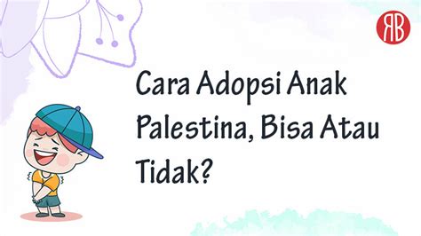 cara adopsi anak palestina