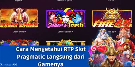 CARA BACA RTP SLOT PRAGMATIC：Cara Memilih RTP Slot Hari Ini yang Cocok untuk Anda