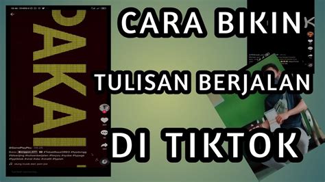 Cara Bikin Tulisan Berjalan Di Tiktok Cahklinter Blog Cara Buat Tulisan Di Tiktok - Cara Buat Tulisan Di Tiktok