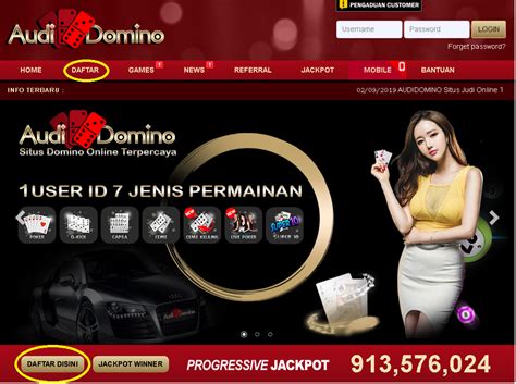 cara daftar domino 99 online