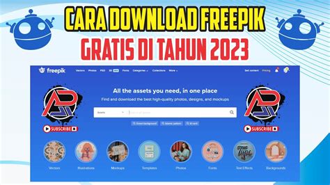 cara download freepik premium secara gratis