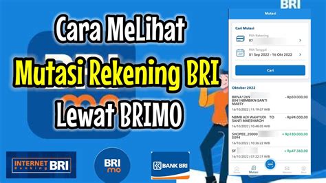 CARA DOWNLOAD MUTASI REKENING BRI：Cara Mudah Cetak Rekening Koran BRI Via Online - Kompas.com