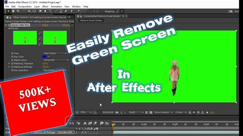 cara edit green screen di after effect