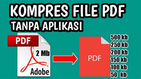 cara kompres file pdf