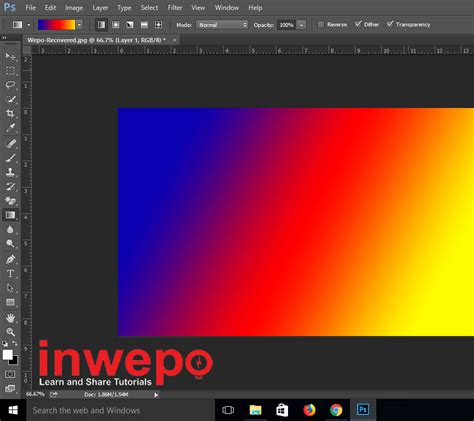 Cara Membuat Gradasi Warna Di Photoshop Inwepo Gradasi Warna Adalah - Gradasi Warna Adalah