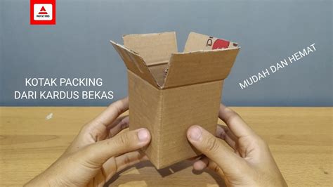 cara membuat kotak karton
