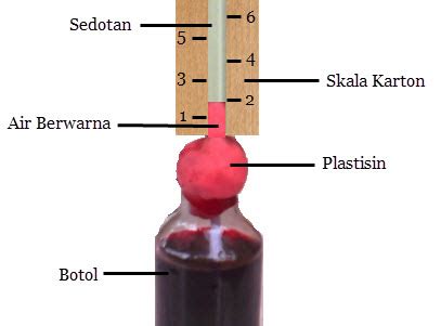 cara membuat termometer alkohol sederhana
