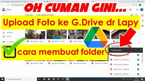 cara memindahkan file foto ke google drive