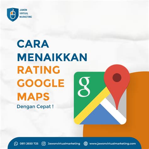 cara menaikan rating google maps