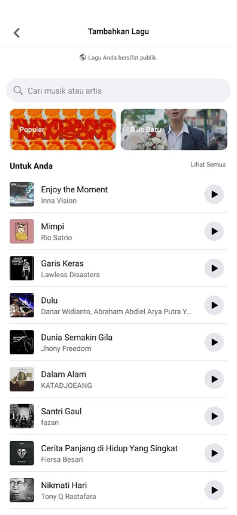cara menambahkan musik di profil facebook