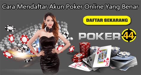 cara mendaftar game online poker