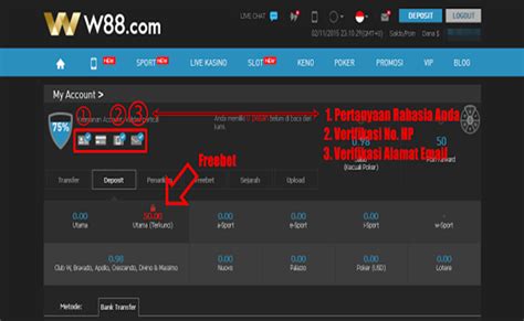 index.php cara mendapatkan freebet di w88