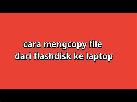 cara mengcopy video dari youtube ke laptop