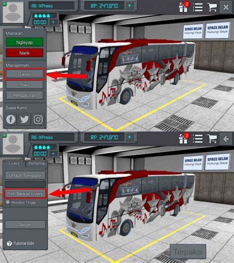 cara menggambar bus simulator
