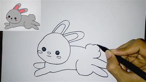 cara menggambar kelinci
