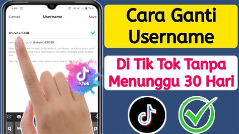 Cara Mengganti Username Dan Nama Tiktok Dengan Mudah Cara Mengubah Nama Di Tiktok - Cara Mengubah Nama Di Tiktok