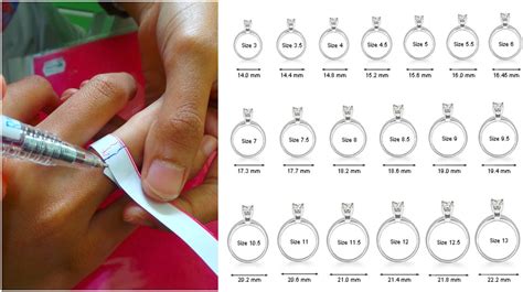 cara mengukur lingkar jari size cincin dalam cm