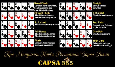 cara menyusun kartu poker