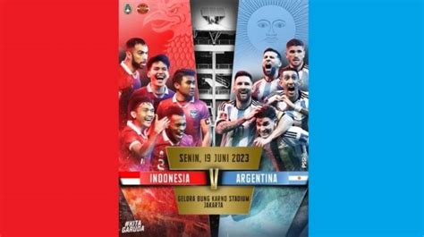 cara nonton indonesia vs argentina di tv