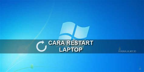 cara restart laptop