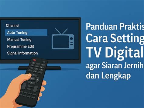 Cara Setting Tv Digital