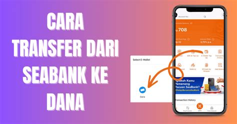 Cara Transfer Saldo Dana ke Seabank