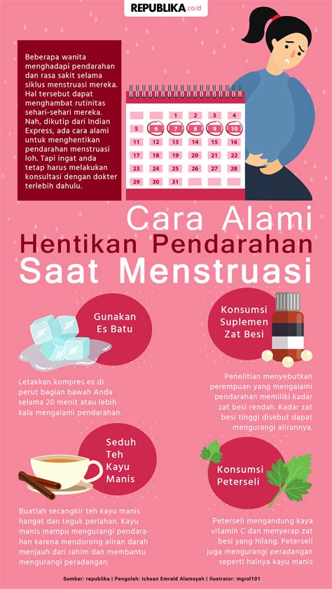 cara untuk menghentikan haid dengan cepat