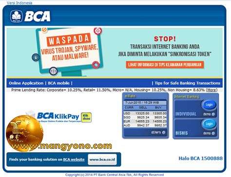 Cara Cepat Daftar Internet Banking BCA Lewat HP Tanpa ke Bank