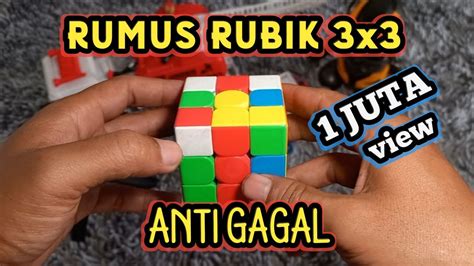 CARA MAIN RUBIK - Cara Bermain Rubik 3 x 3 Paling Mudah & Cepat Untuk Pemula